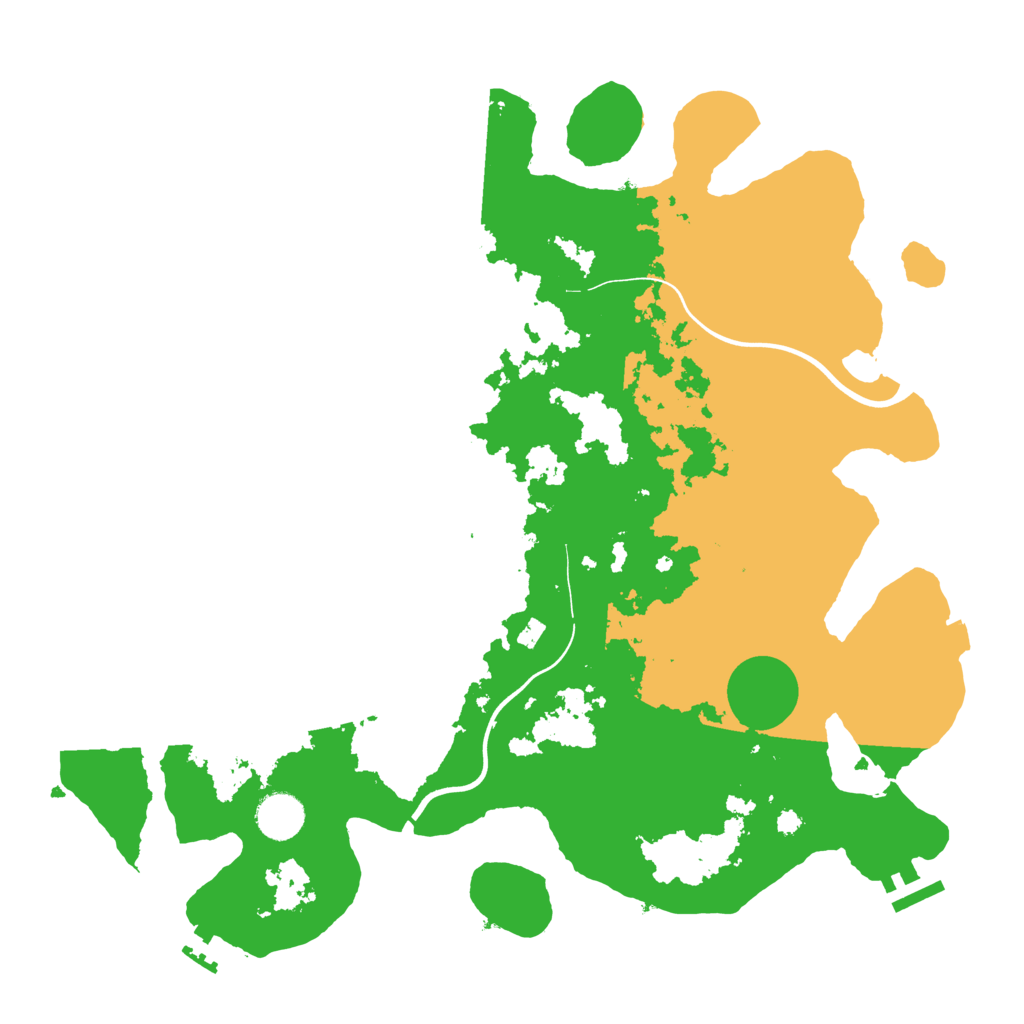 Biome Rust Map: Procedural Map, Size: 3800, Seed: 198438913