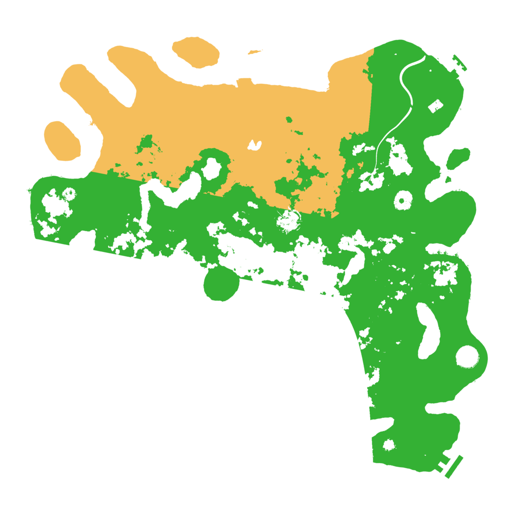 Biome Rust Map: Procedural Map, Size: 4000, Seed: 327884614
