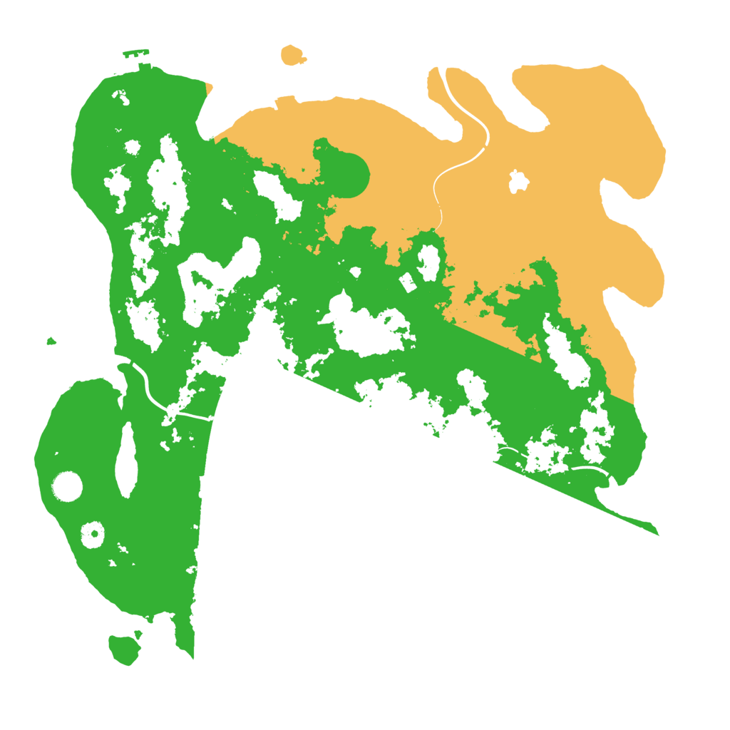 Biome Rust Map: Procedural Map, Size: 4250, Seed: 369886