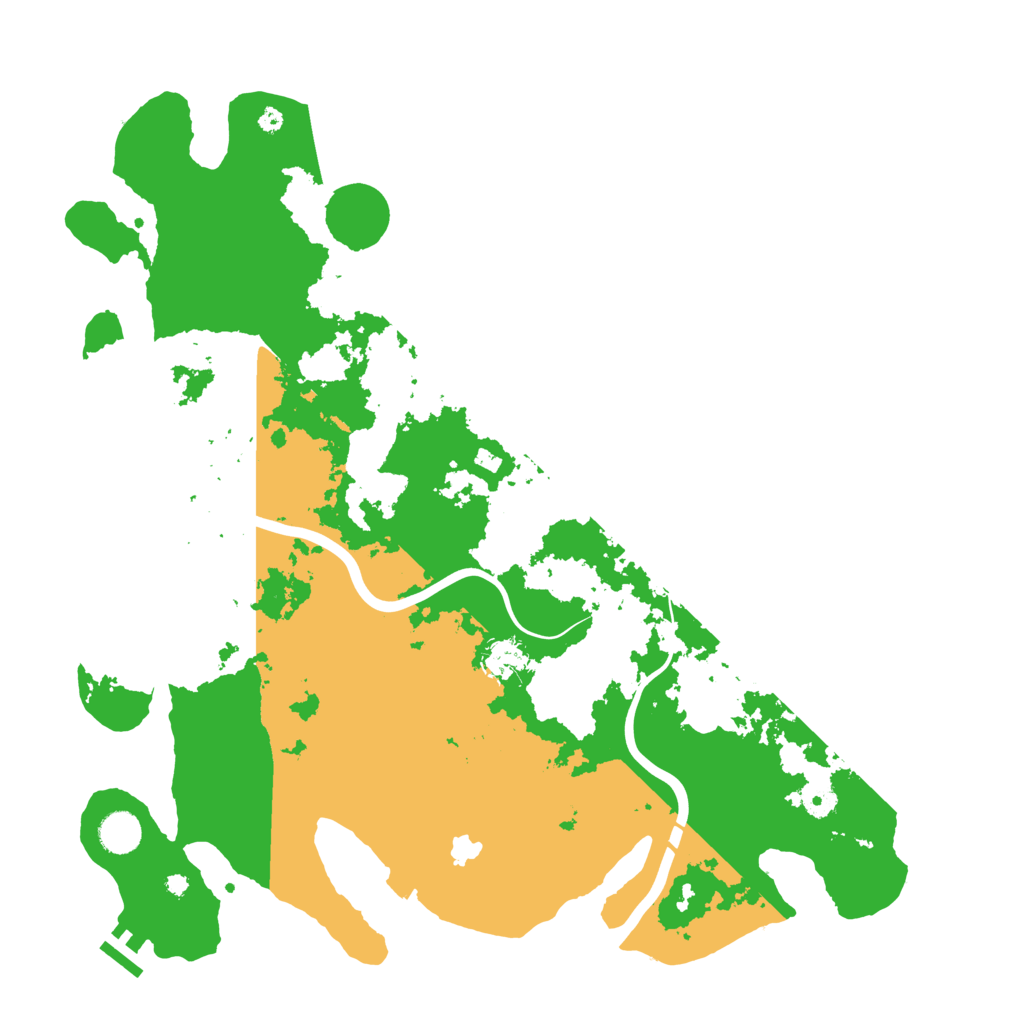Biome Rust Map: Procedural Map, Size: 4250, Seed: 551388