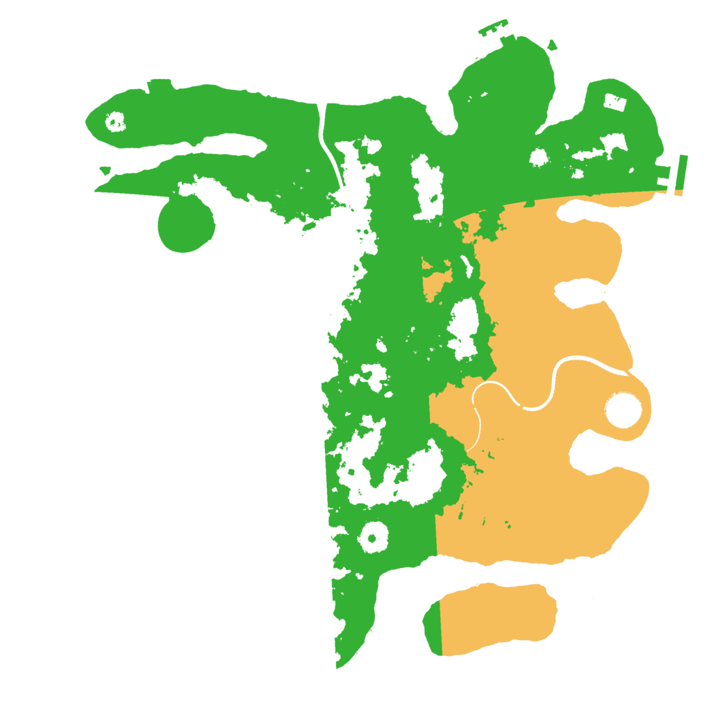 Biome Rust Map: Procedural Map, Size: 3500, Seed: 1429775707