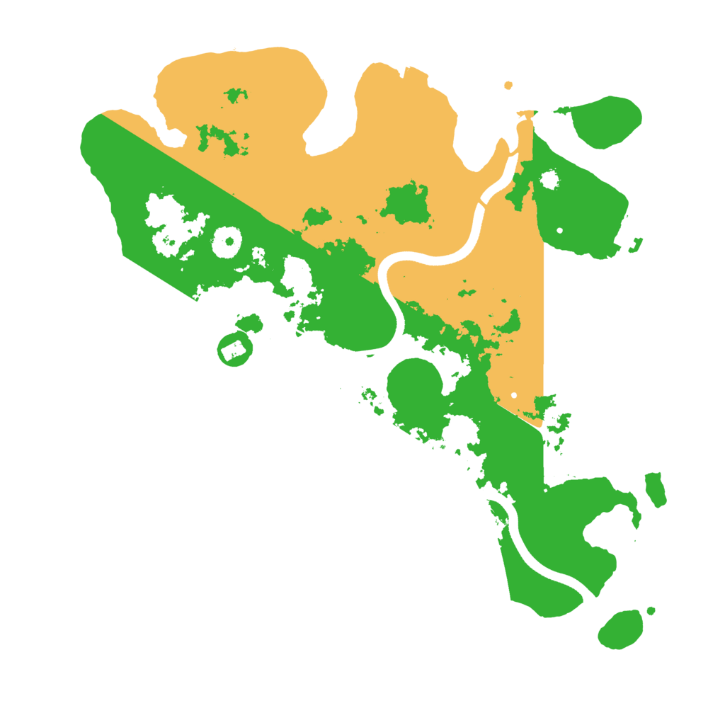 Biome Rust Map: Procedural Map, Size: 3500, Seed: 1671143908