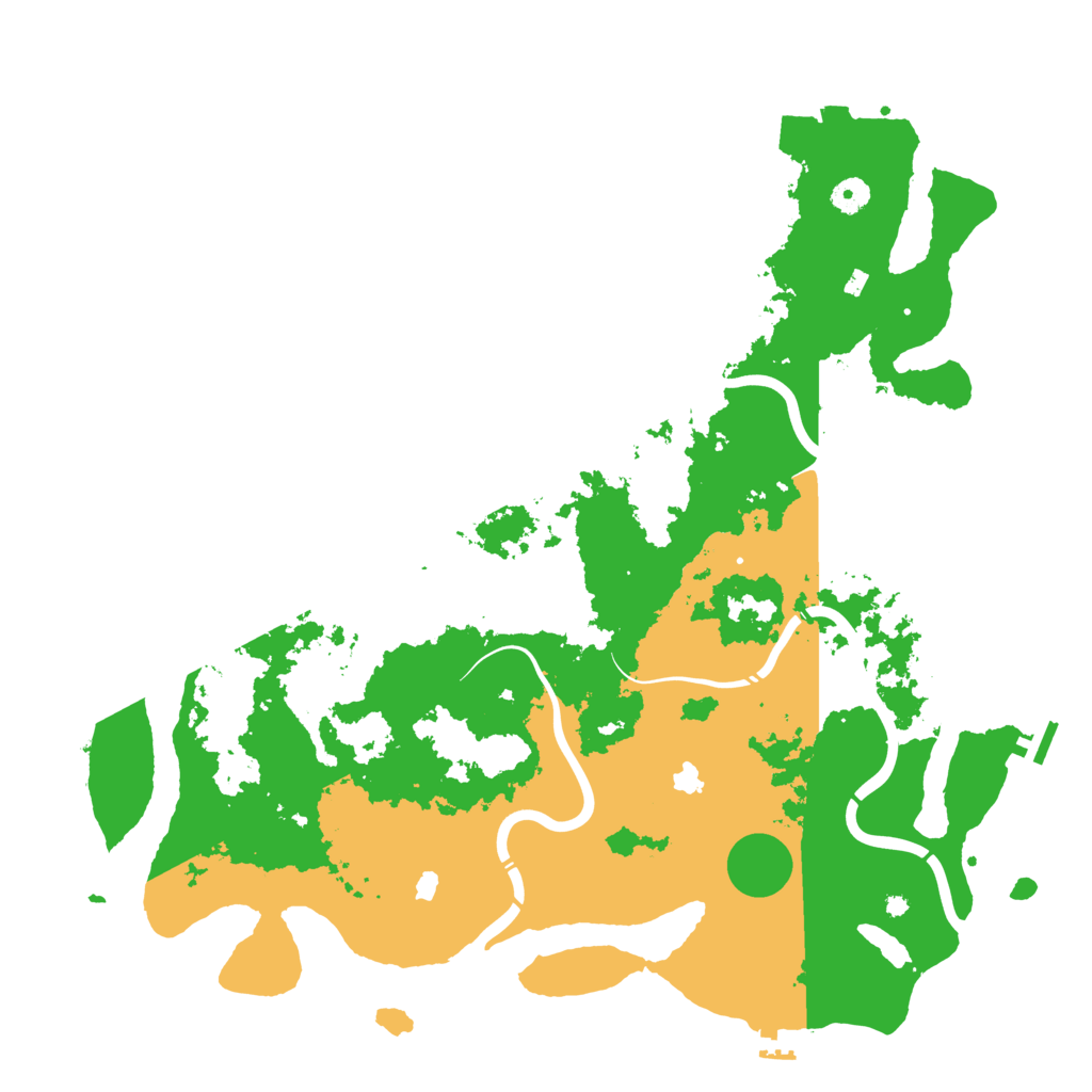 Biome Rust Map: Procedural Map, Size: 4500, Seed: 1173819293