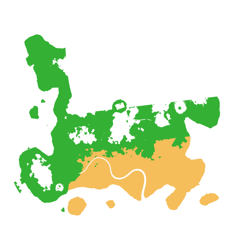 Biome Rust Map: Procedural Map, Size: 3000, Seed: 13741807