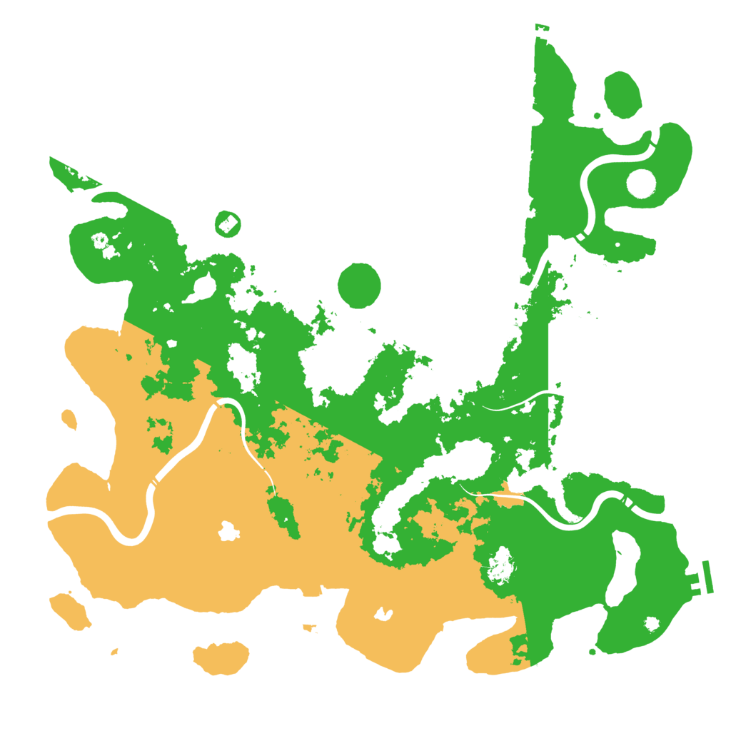 Biome Rust Map: Procedural Map, Size: 4500, Seed: 1824418628