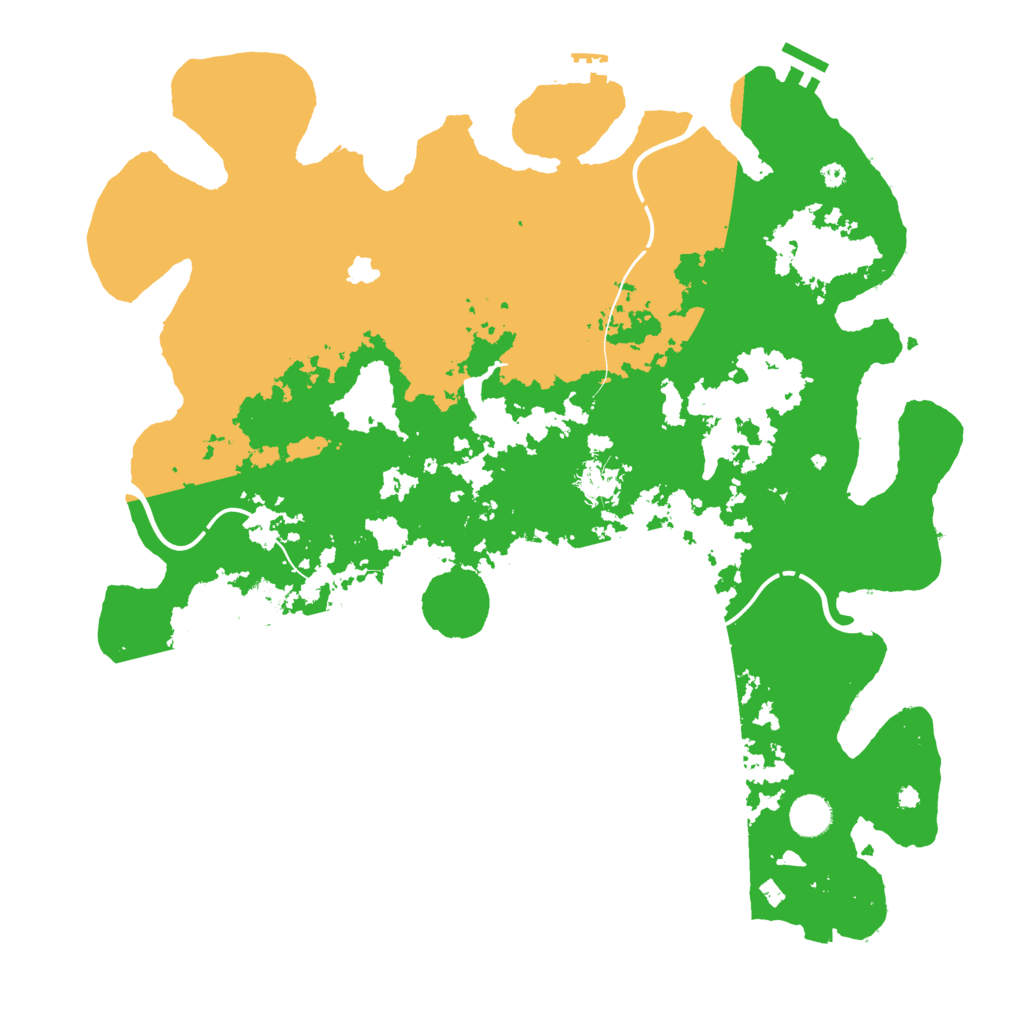 Biome Rust Map: Procedural Map, Size: 4250, Seed: 428823458