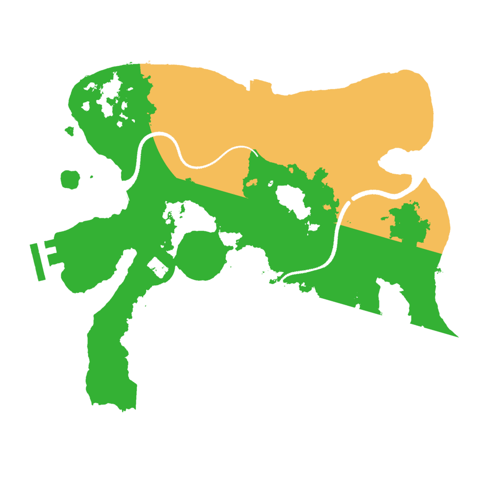 Biome Rust Map: Procedural Map, Size: 2700, Seed: 263925973