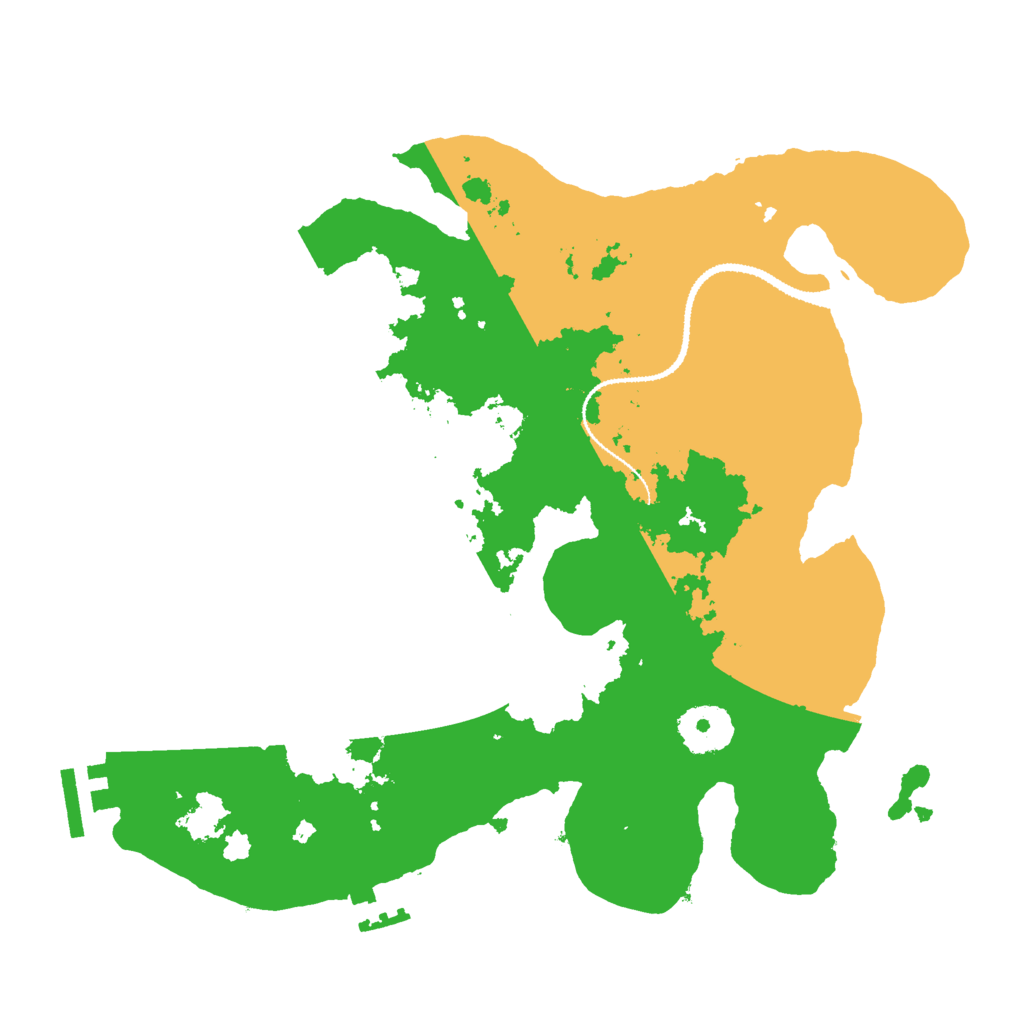 Biome Rust Map: Procedural Map, Size: 3000, Seed: 1515822476