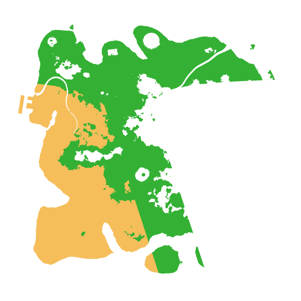 Biome Rust Map: Procedural Map, Size: 3300, Seed: 1192744246