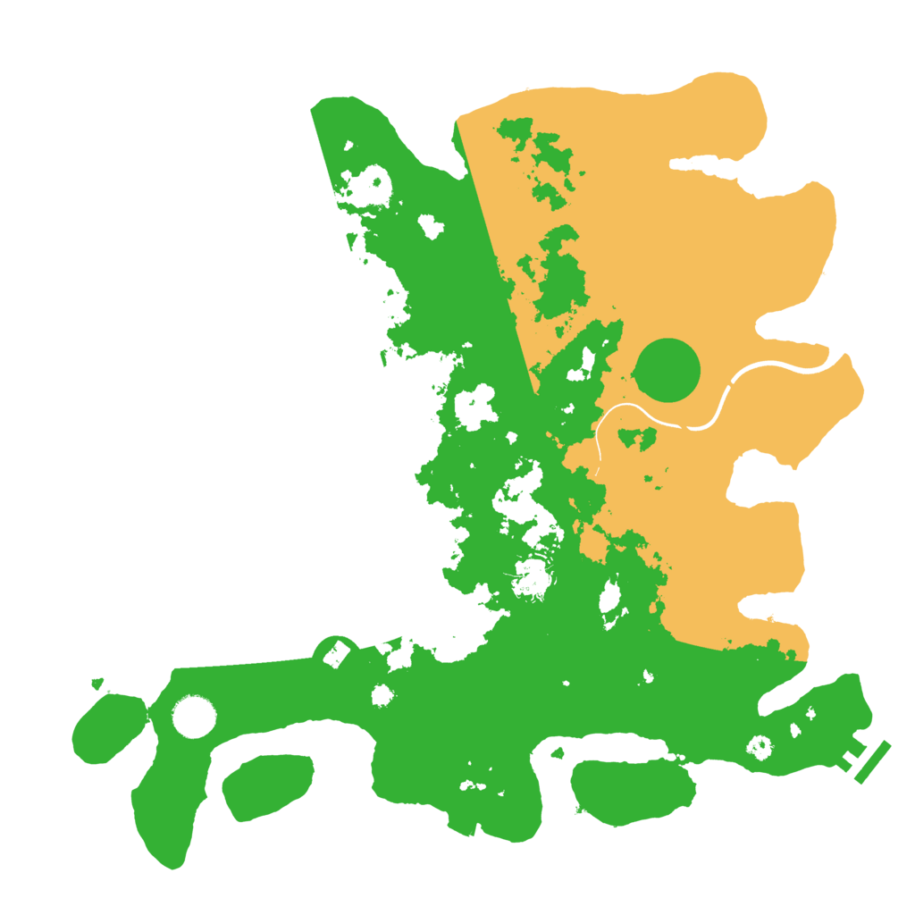 Biome Rust Map: Procedural Map, Size: 3750, Seed: 1292823518