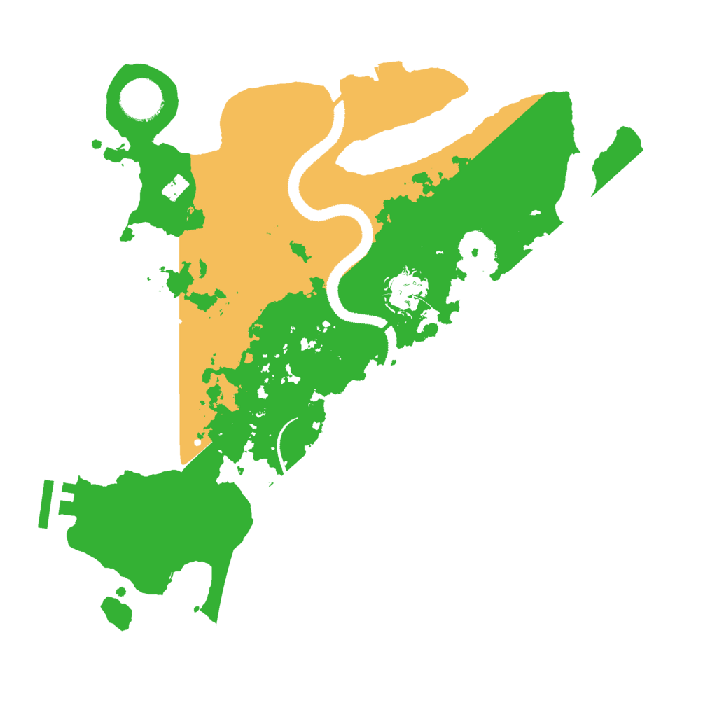 Biome Rust Map: Procedural Map, Size: 3000, Seed: 759398