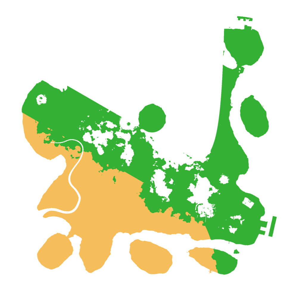 Biome Rust Map: Procedural Map, Size: 3000, Seed: 1705529584