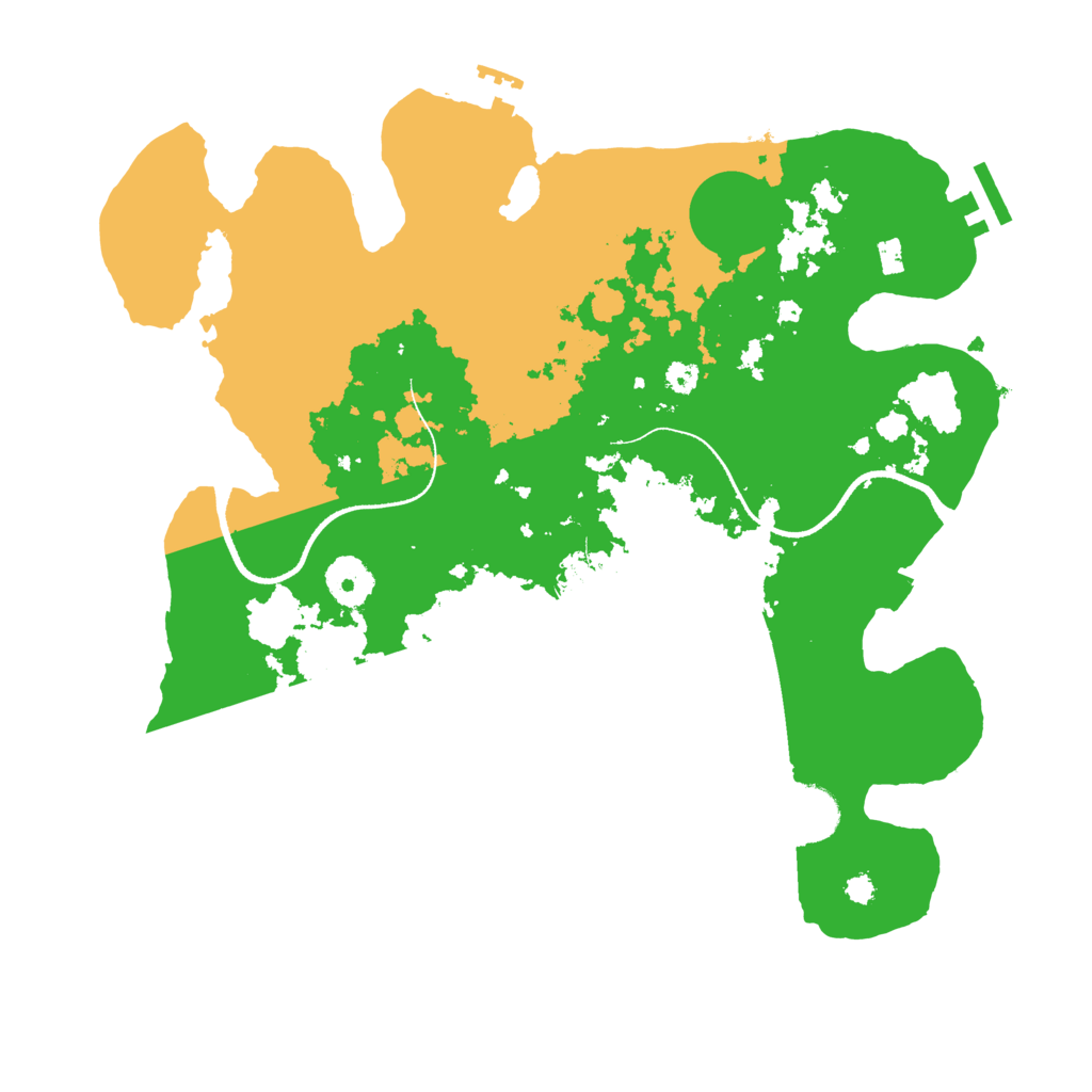 Biome Rust Map: Procedural Map, Size: 3400, Seed: 1772904284