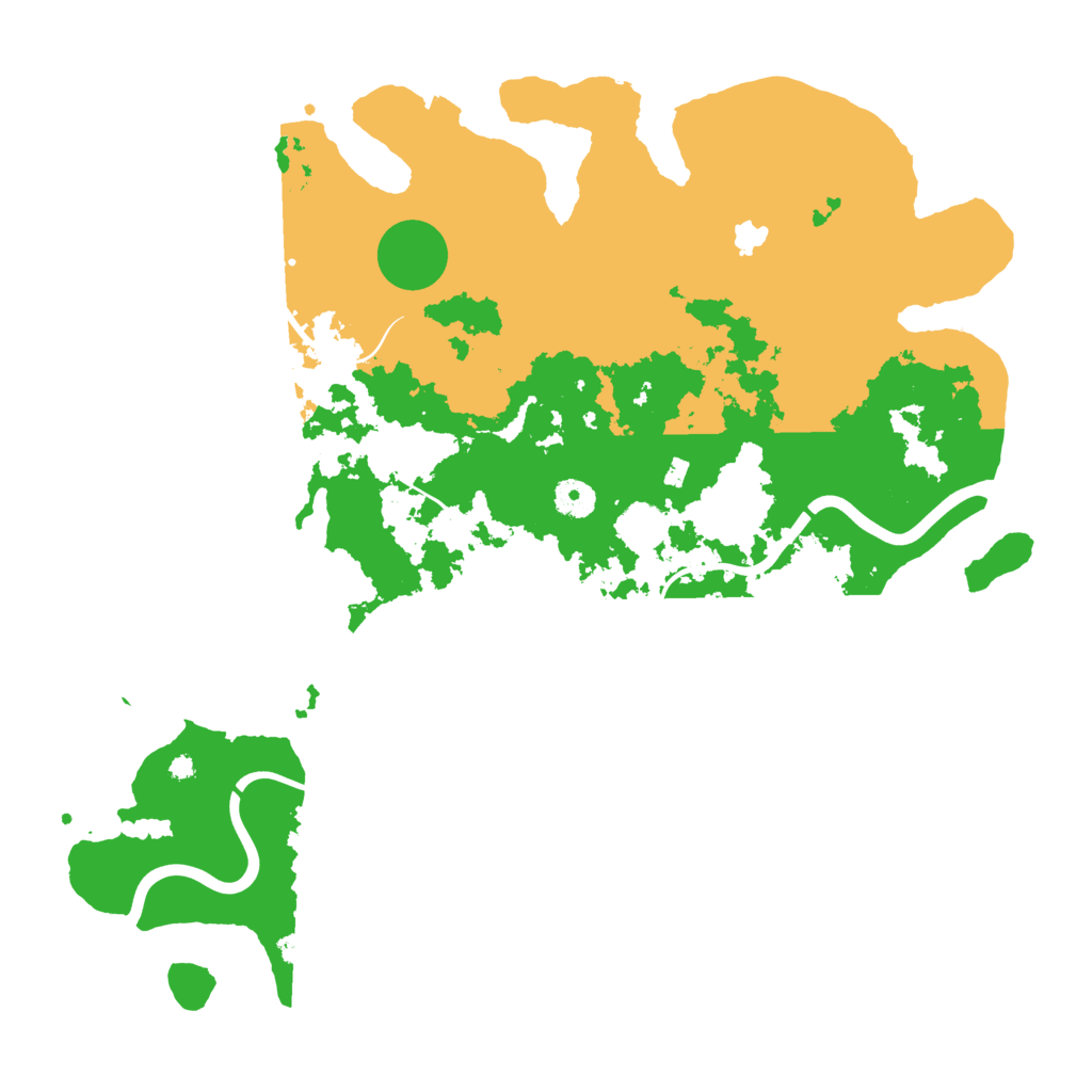 Biome Rust Map: Procedural Map, Size: 4100, Seed: 454564