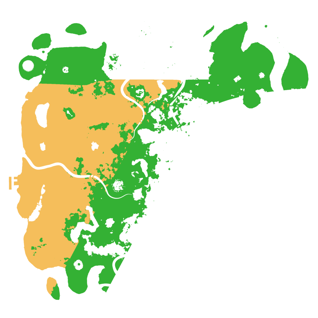 Biome Rust Map: Procedural Map, Size: 5000, Seed: 88688868