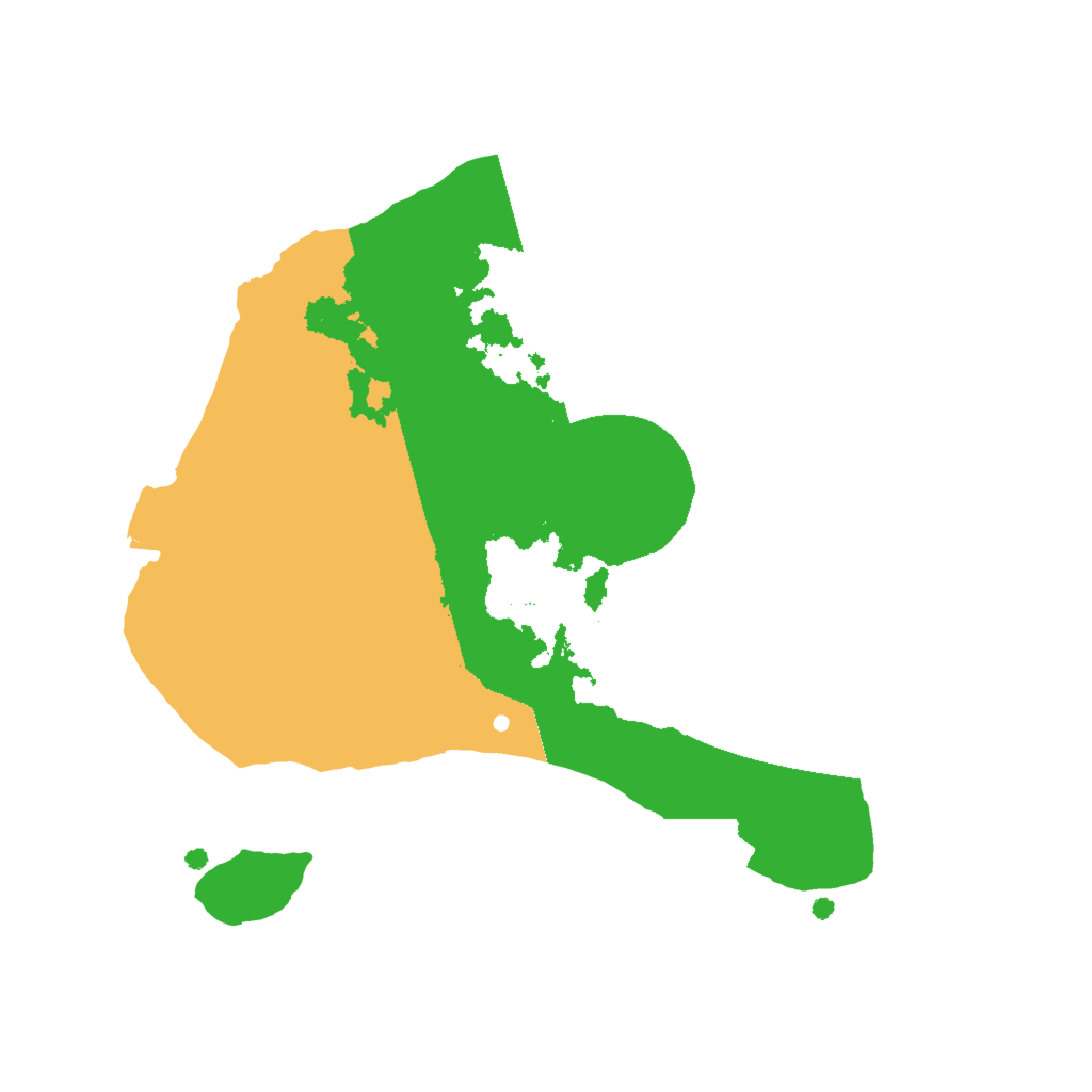 Biome Rust Map: Procedural Map, Size: 2000, Seed: 13542881