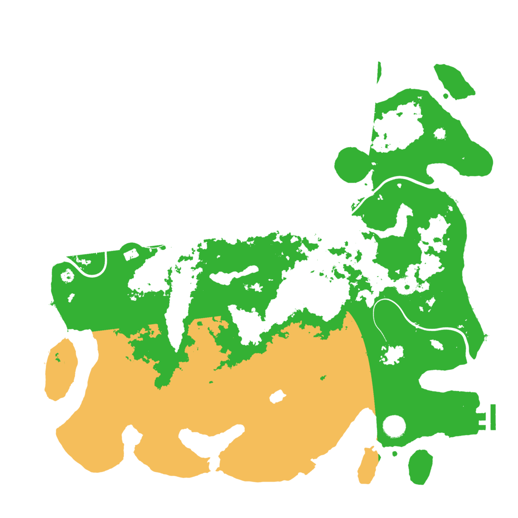 Biome Rust Map: Procedural Map, Size: 4050, Seed: 603444625