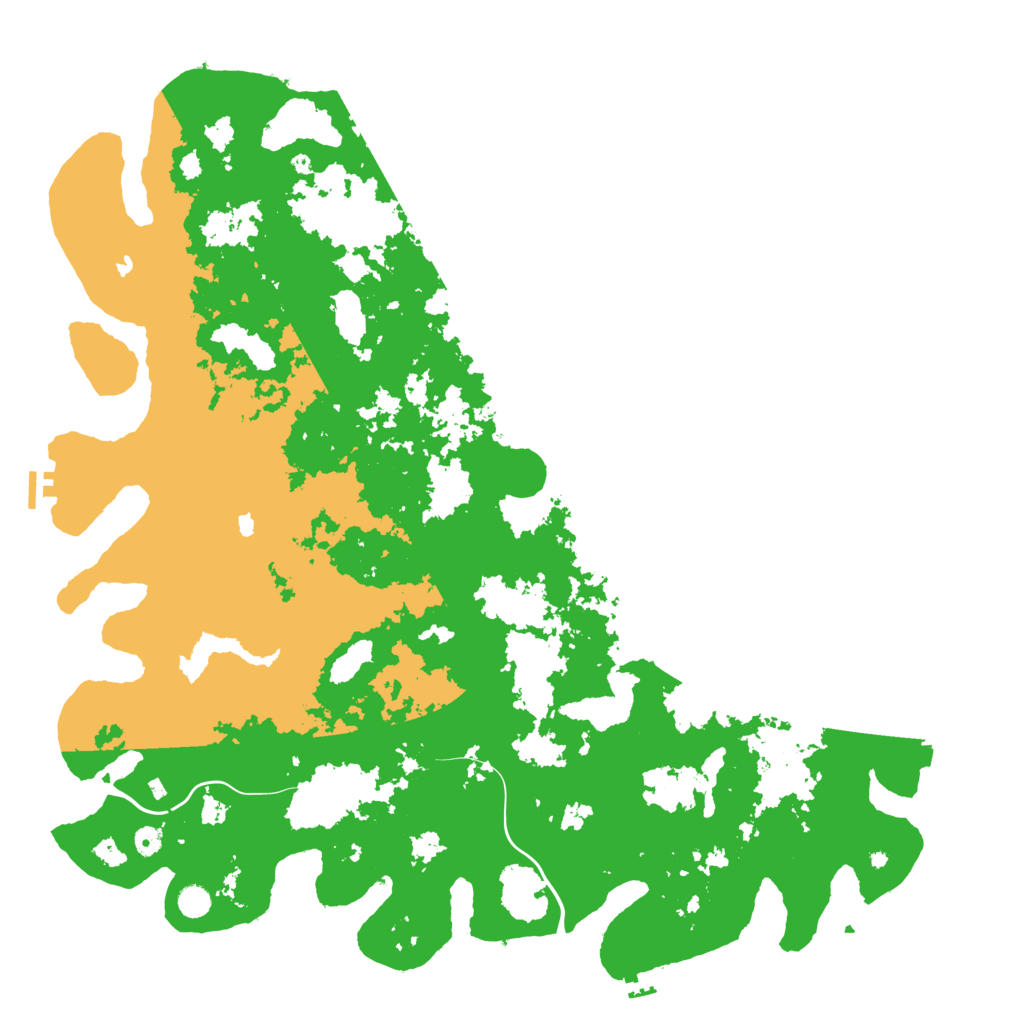 Biome Rust Map: Procedural Map, Size: 5500, Seed: 42597824