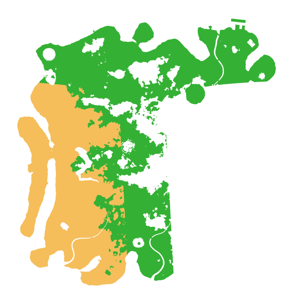 Biome Rust Map: Procedural Map, Size: 4250, Seed: 19191244