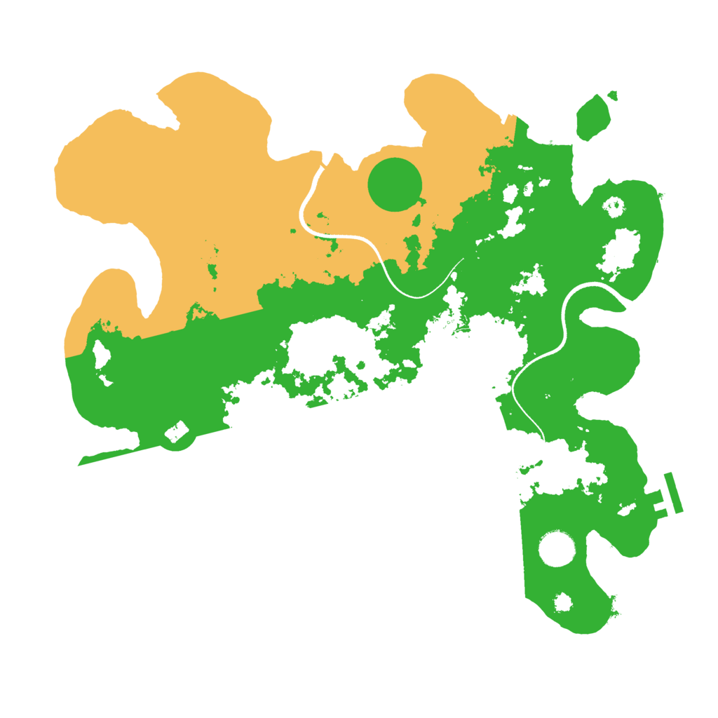 Biome Rust Map: Procedural Map, Size: 3500, Seed: 713522363