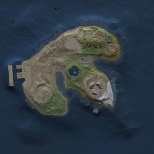 Thumbnail Rust Map: Procedural Map, Size: 1500, Seed: 1313987340, 3 Monuments