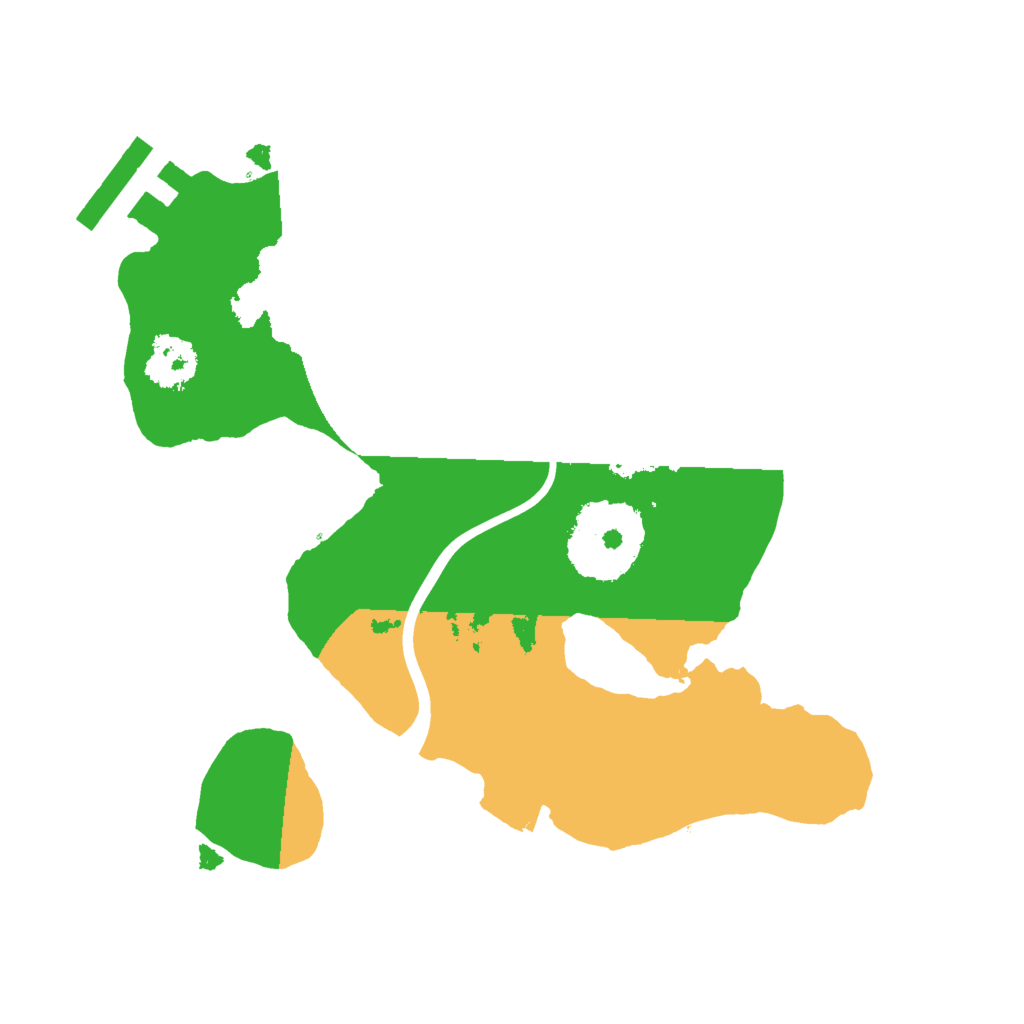 Biome Rust Map: Procedural Map, Size: 2000, Seed: 740163275