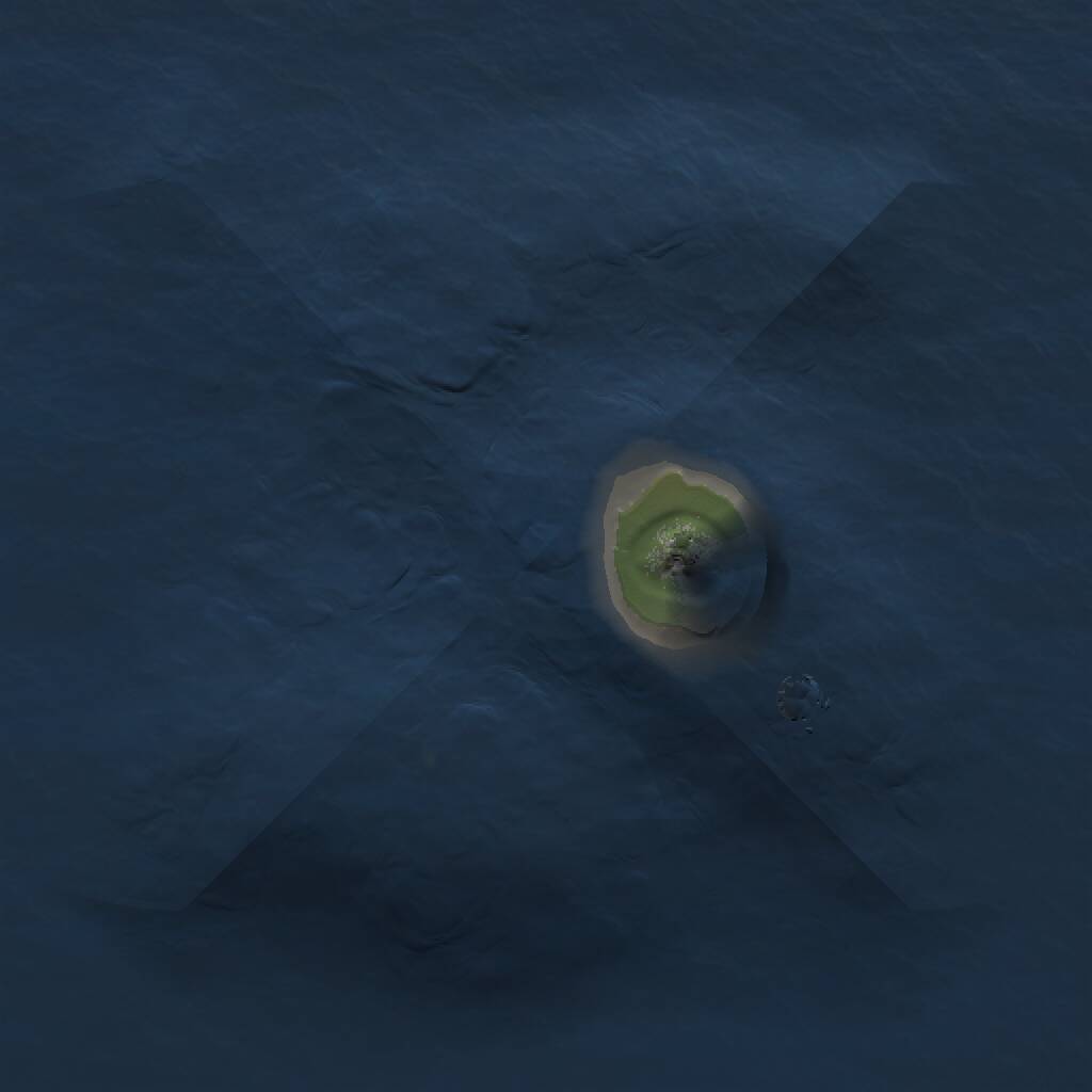 Rust Map: Procedural Map, Size: 1000, Seed: 2021428335, 1 Monuments