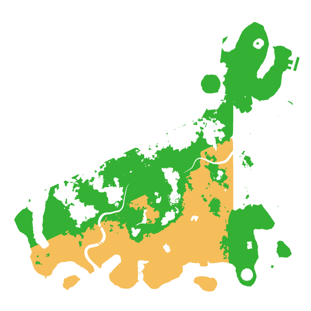 Biome Rust Map: Procedural Map, Size: 4500, Seed: 1541133821