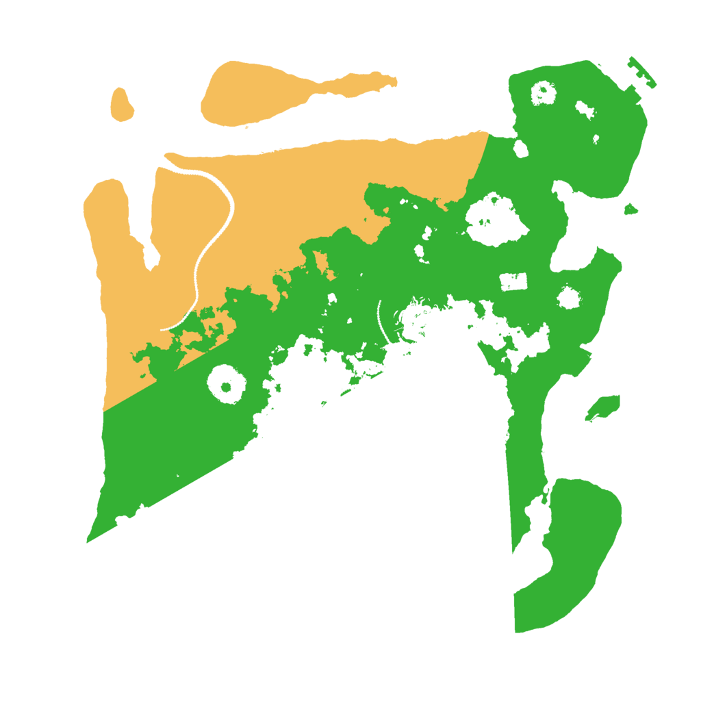 Biome Rust Map: Procedural Map, Size: 2800, Seed: 960092156