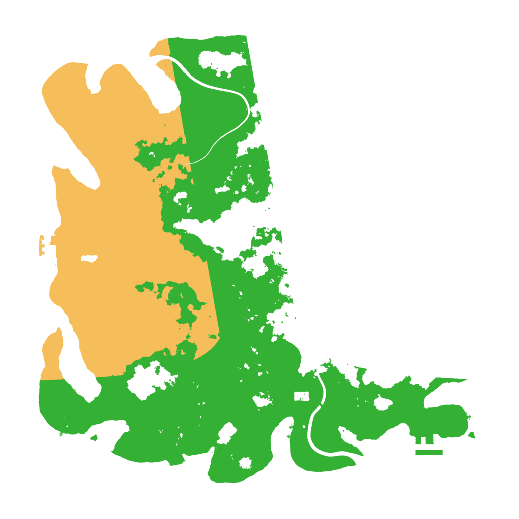 Biome Rust Map: Procedural Map, Size: 3800, Seed: 85989819