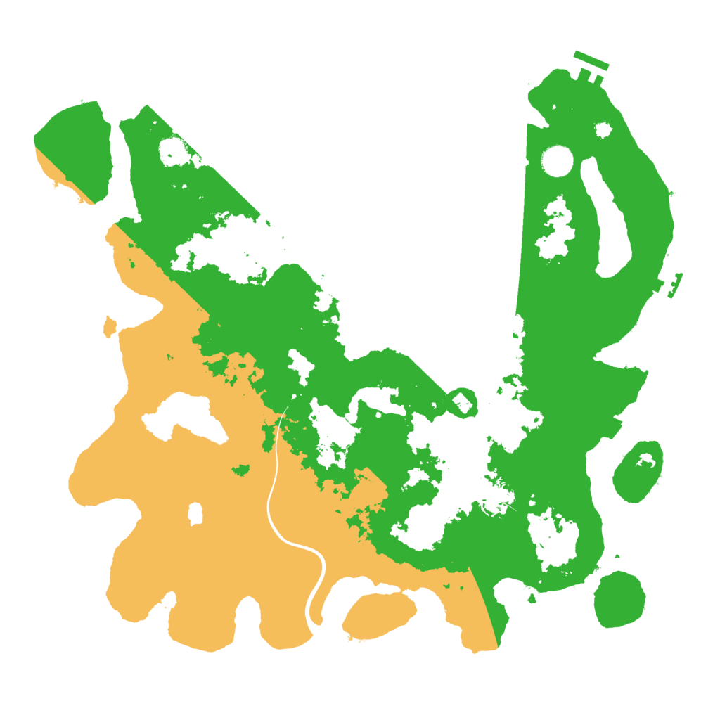 Biome Rust Map: Procedural Map, Size: 4000, Seed: 469741516