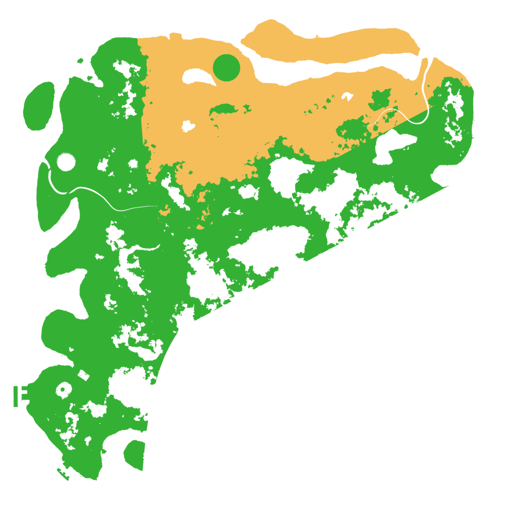 Biome Rust Map: Procedural Map, Size: 5000, Seed: 1675174006