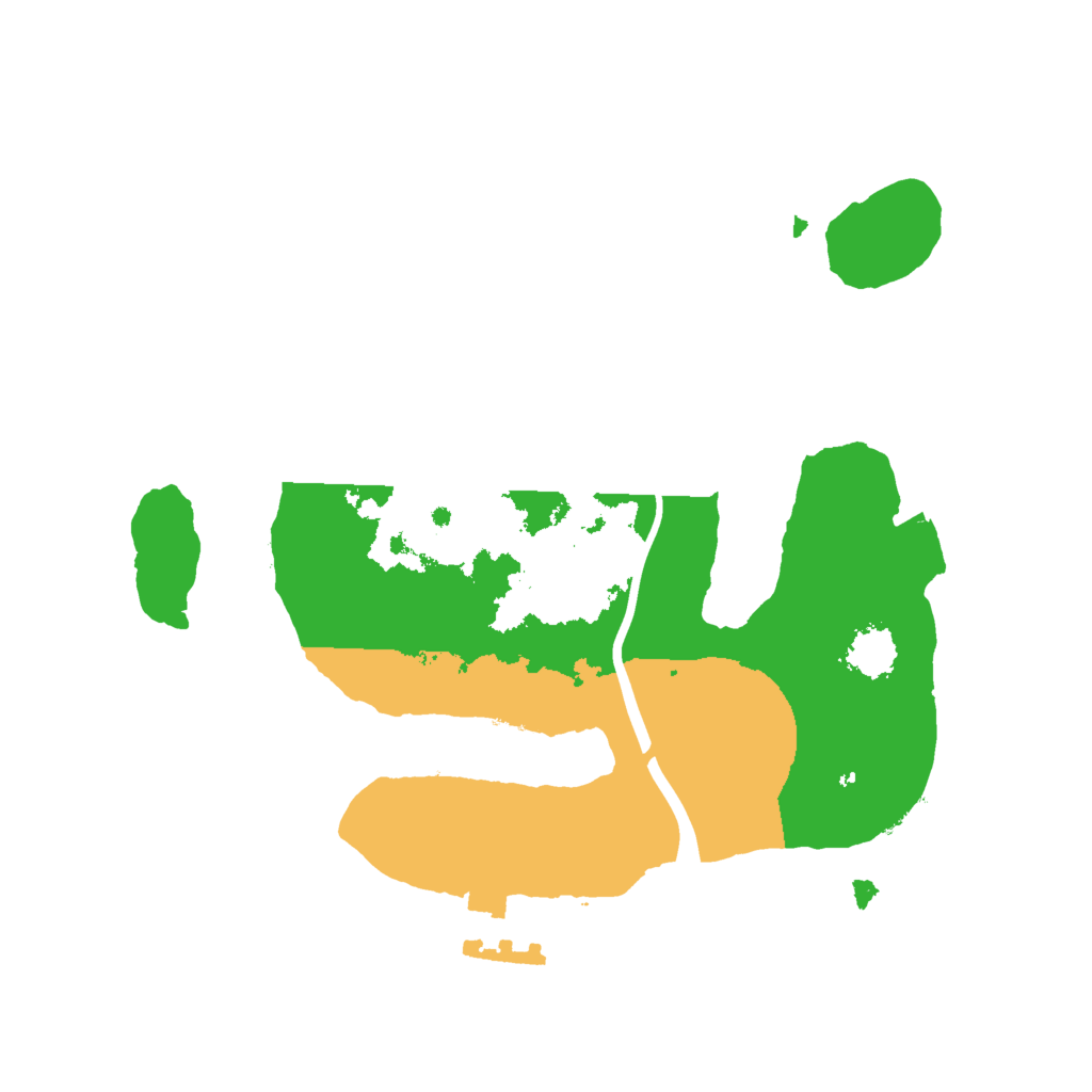 Biome Rust Map: Procedural Map, Size: 2000, Seed: 482222