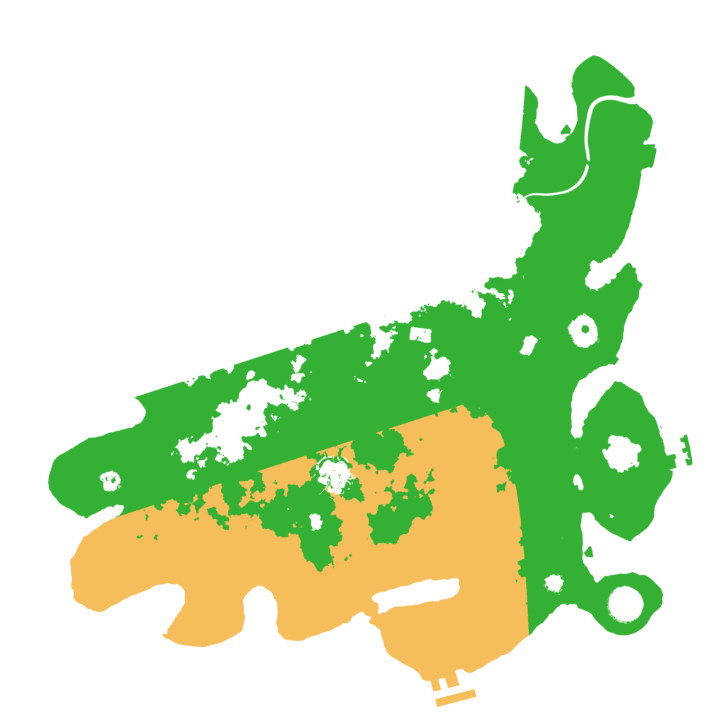 Biome Rust Map: Procedural Map, Size: 3600, Seed: 1020