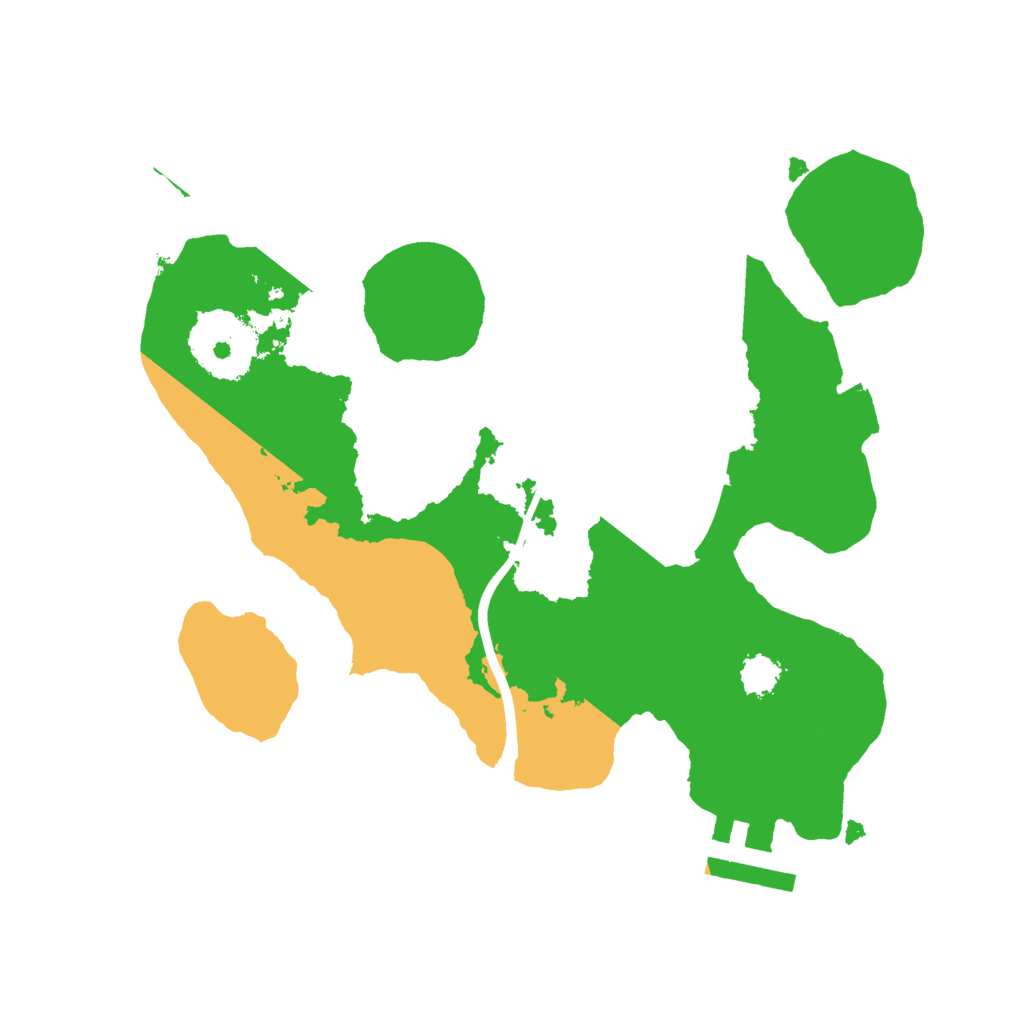 Biome Rust Map: Procedural Map, Size: 2300, Seed: 370219994