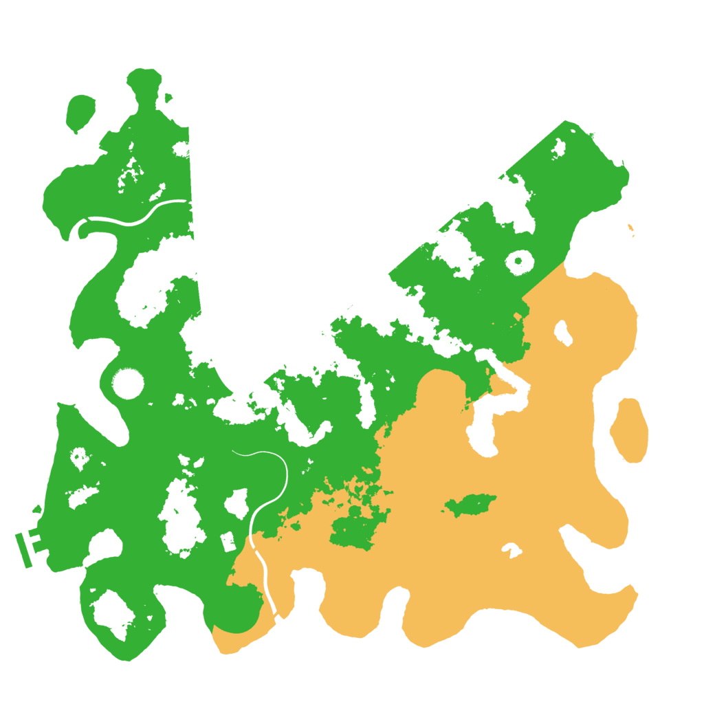Biome Rust Map: Procedural Map, Size: 4000, Seed: 556410