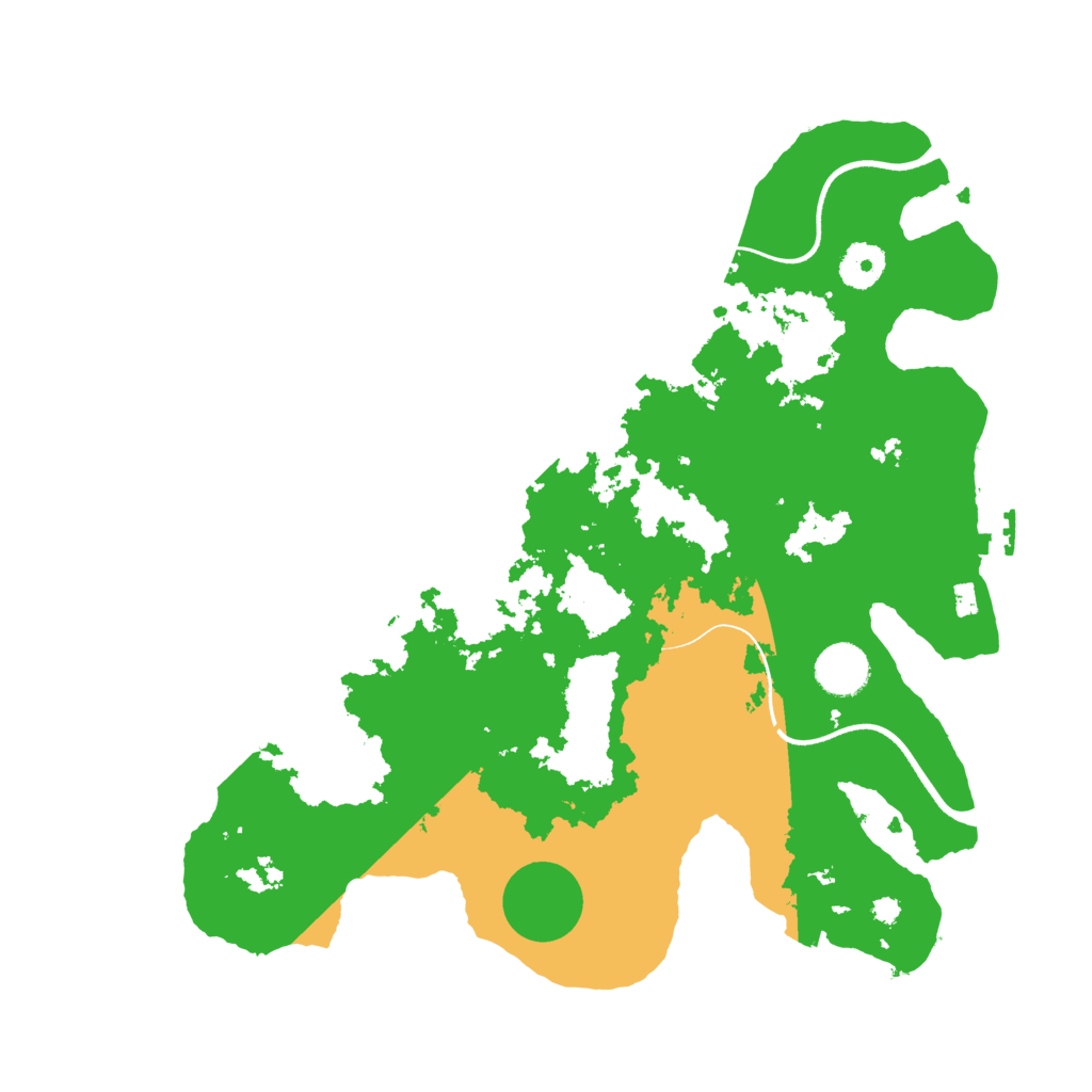 Biome Rust Map: Procedural Map, Size: 3600, Seed: 403994622