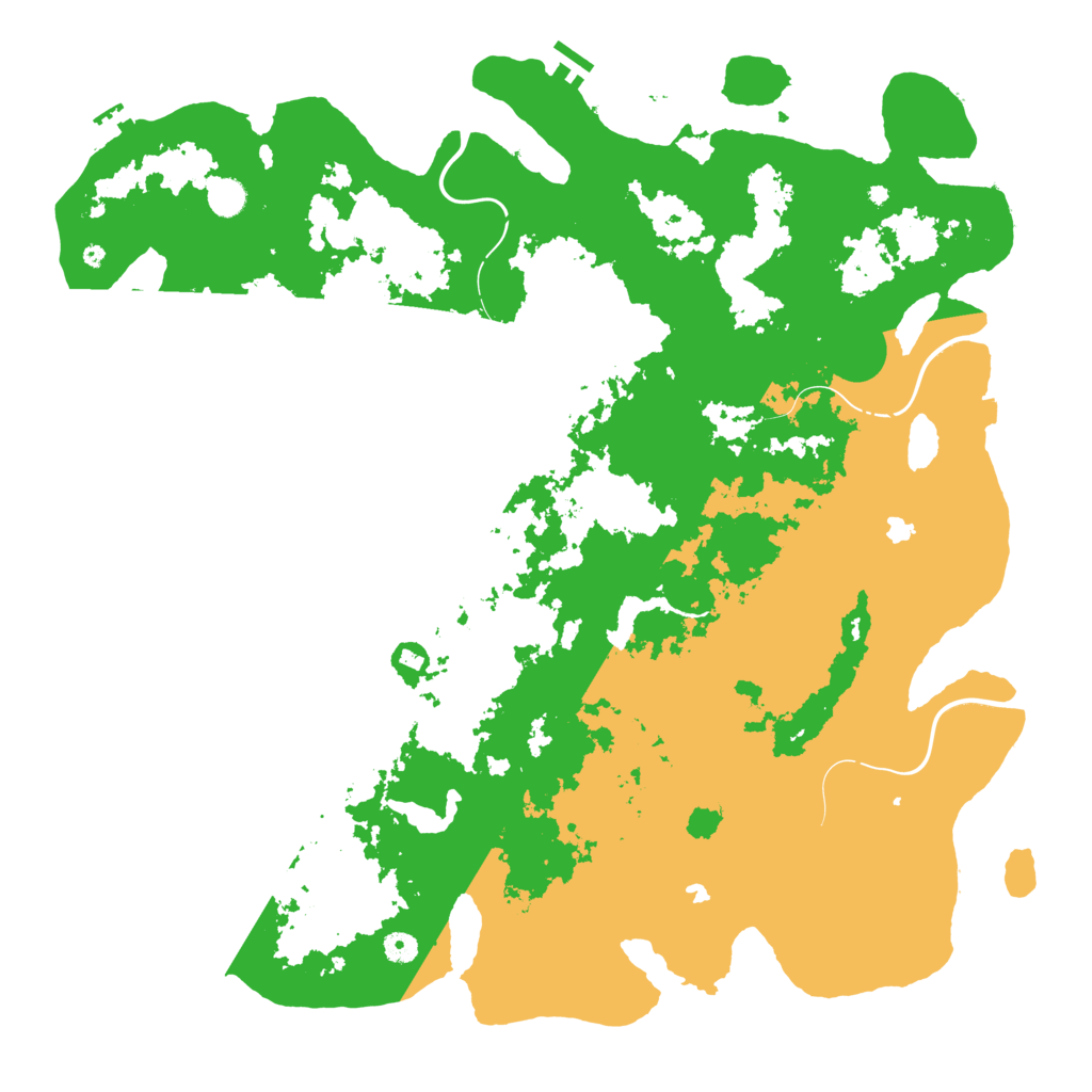 Biome Rust Map: Procedural Map, Size: 5000, Seed: 767227369