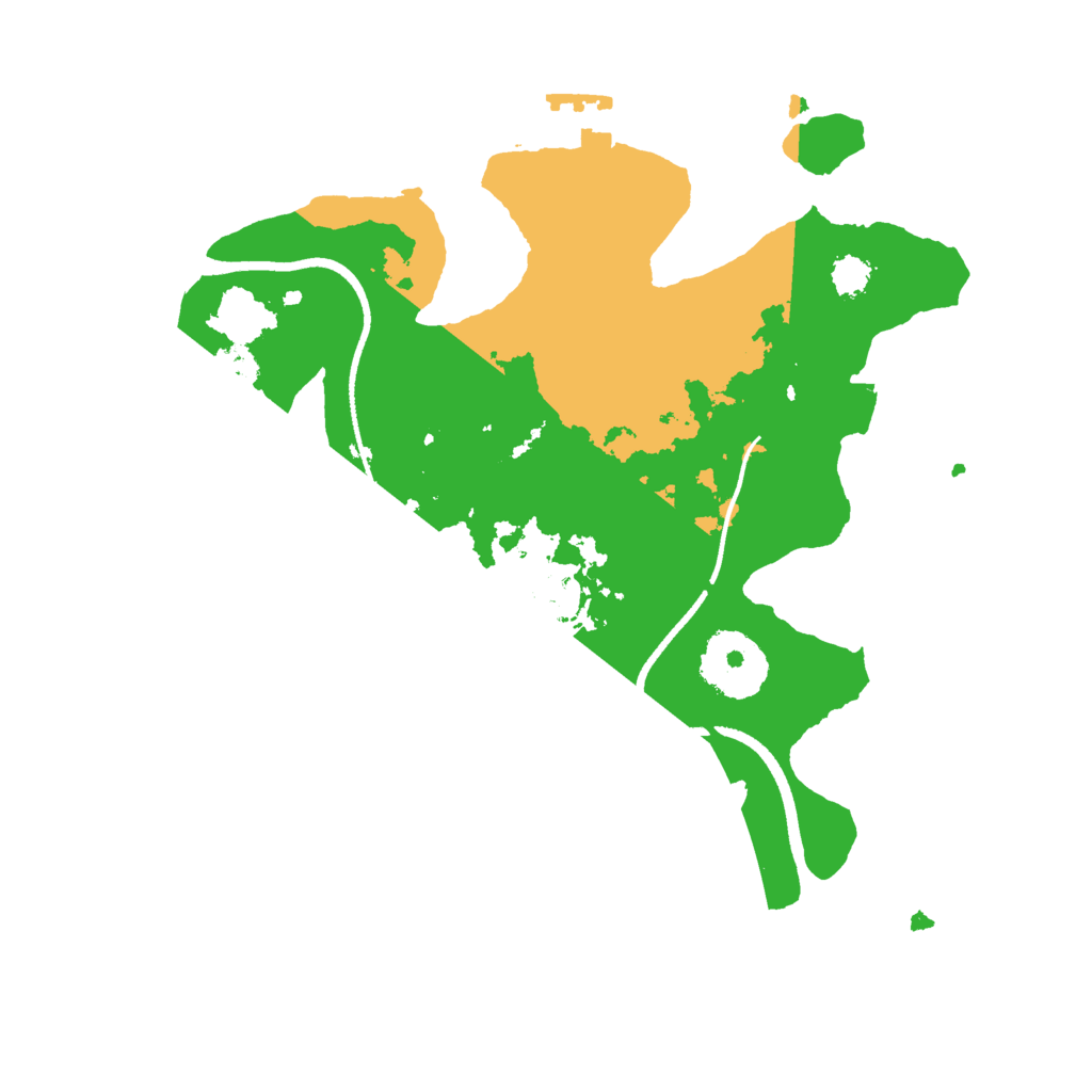 Biome Rust Map: Procedural Map, Size: 2500, Seed: 985289081