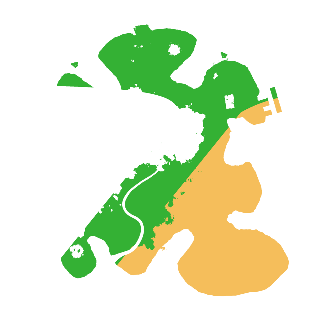 Biome Rust Map: Procedural Map, Size: 2500, Seed: 946989450