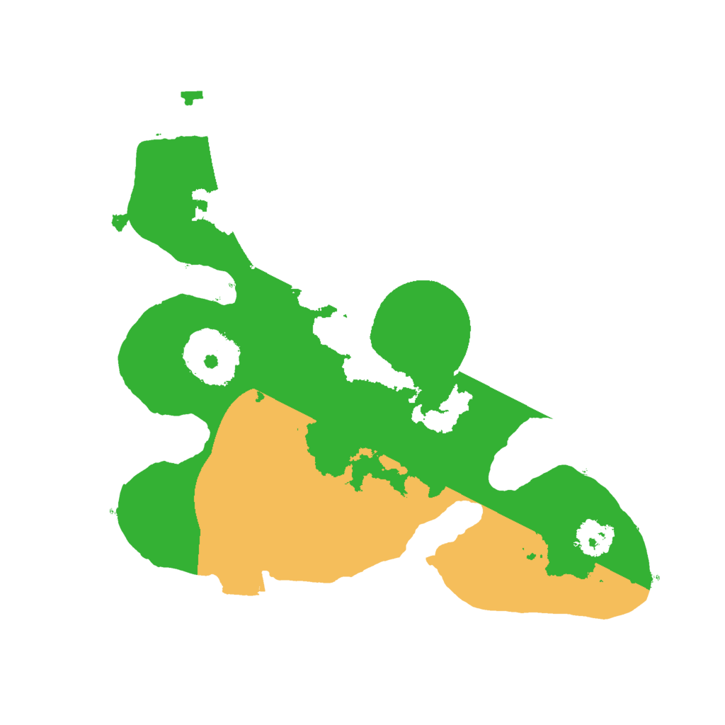 Biome Rust Map: Procedural Map, Size: 2000, Seed: 49959