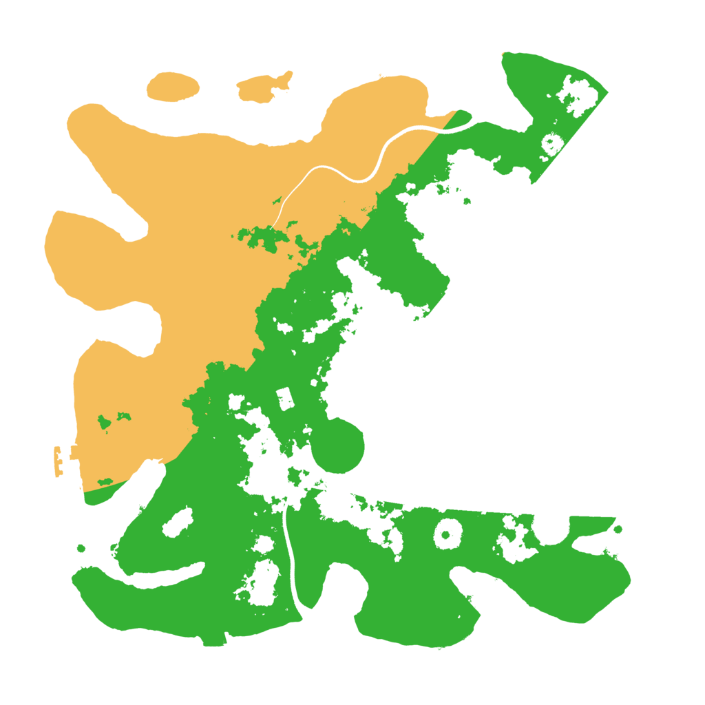 Biome Rust Map: Procedural Map, Size: 3500, Seed: 37882795