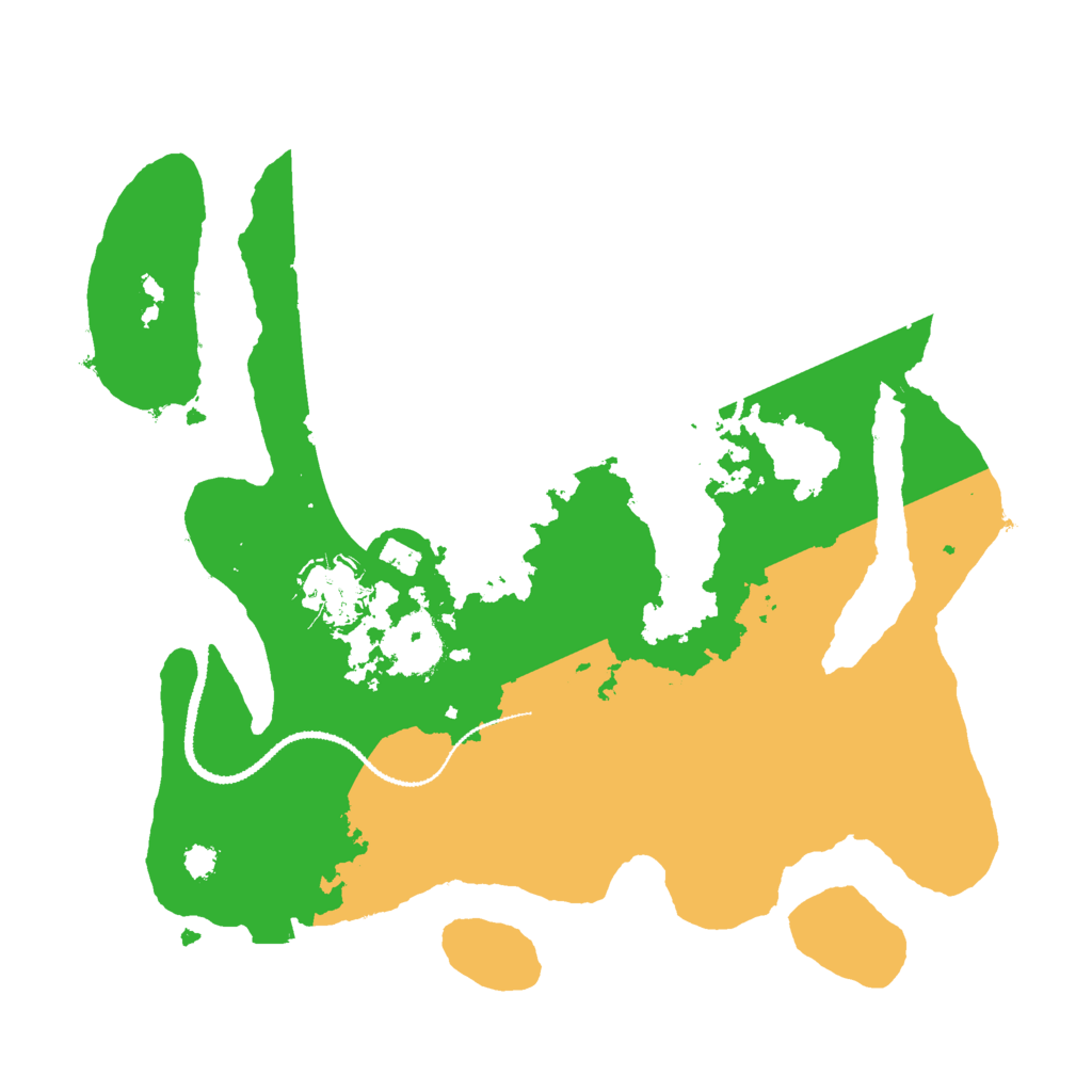 Biome Rust Map: Procedural Map, Size: 3000, Seed: 12763182