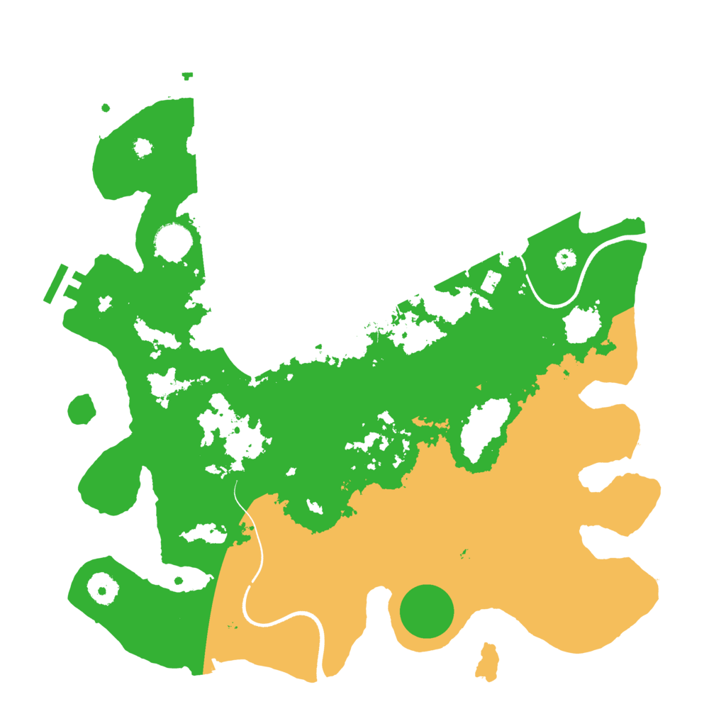 Biome Rust Map: Procedural Map, Size: 3550, Seed: 1586544950