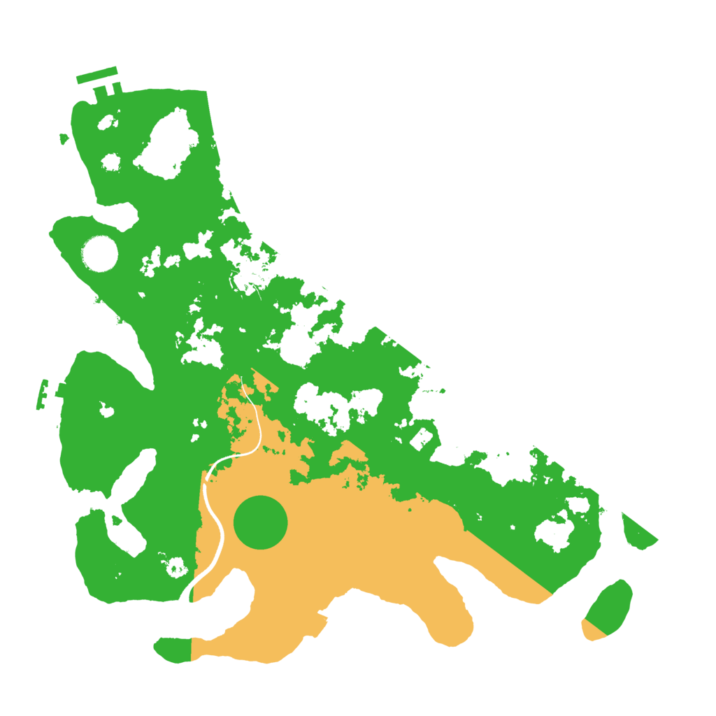Biome Rust Map: Procedural Map, Size: 3500, Seed: 2382659