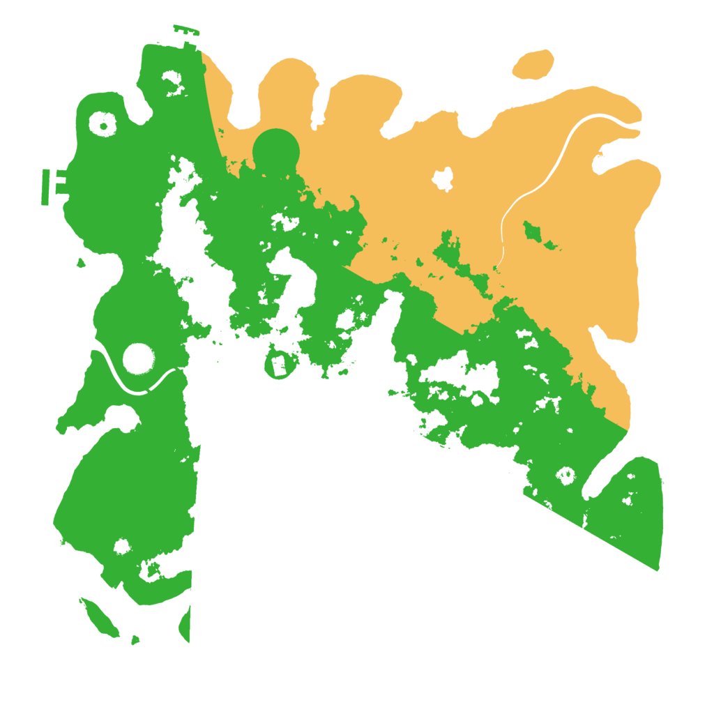 Biome Rust Map: Procedural Map, Size: 4000, Seed: 8742546
