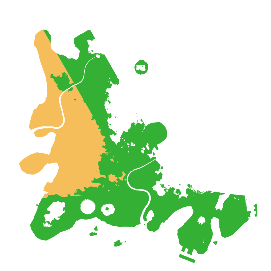 Biome Rust Map: Procedural Map, Size: 3250, Seed: 724891547