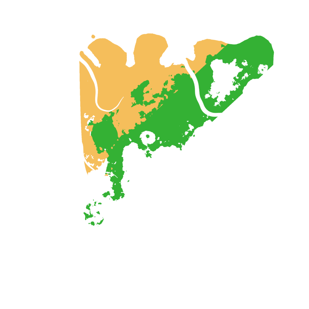 Biome Rust Map: Procedural Map, Size: 3300, Seed: 1292601868