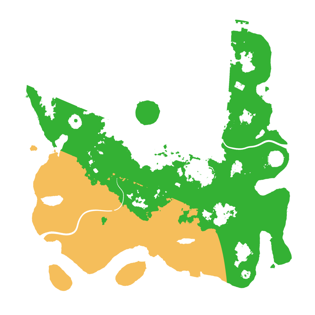 Biome Rust Map: Procedural Map, Size: 3500, Seed: 1187849767