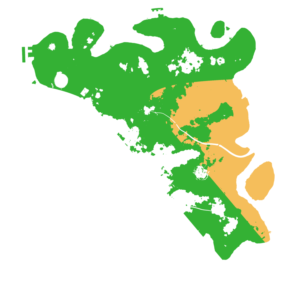 Biome Rust Map: Procedural Map, Size: 3800, Seed: 1942177204